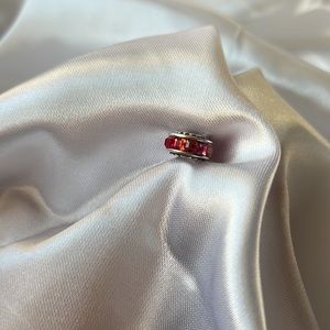 Brighton Red-Pink crystal spacer